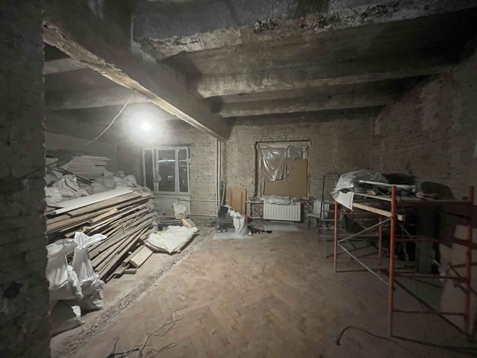 Капитальный ремонт пола квартиры в Сталинке
