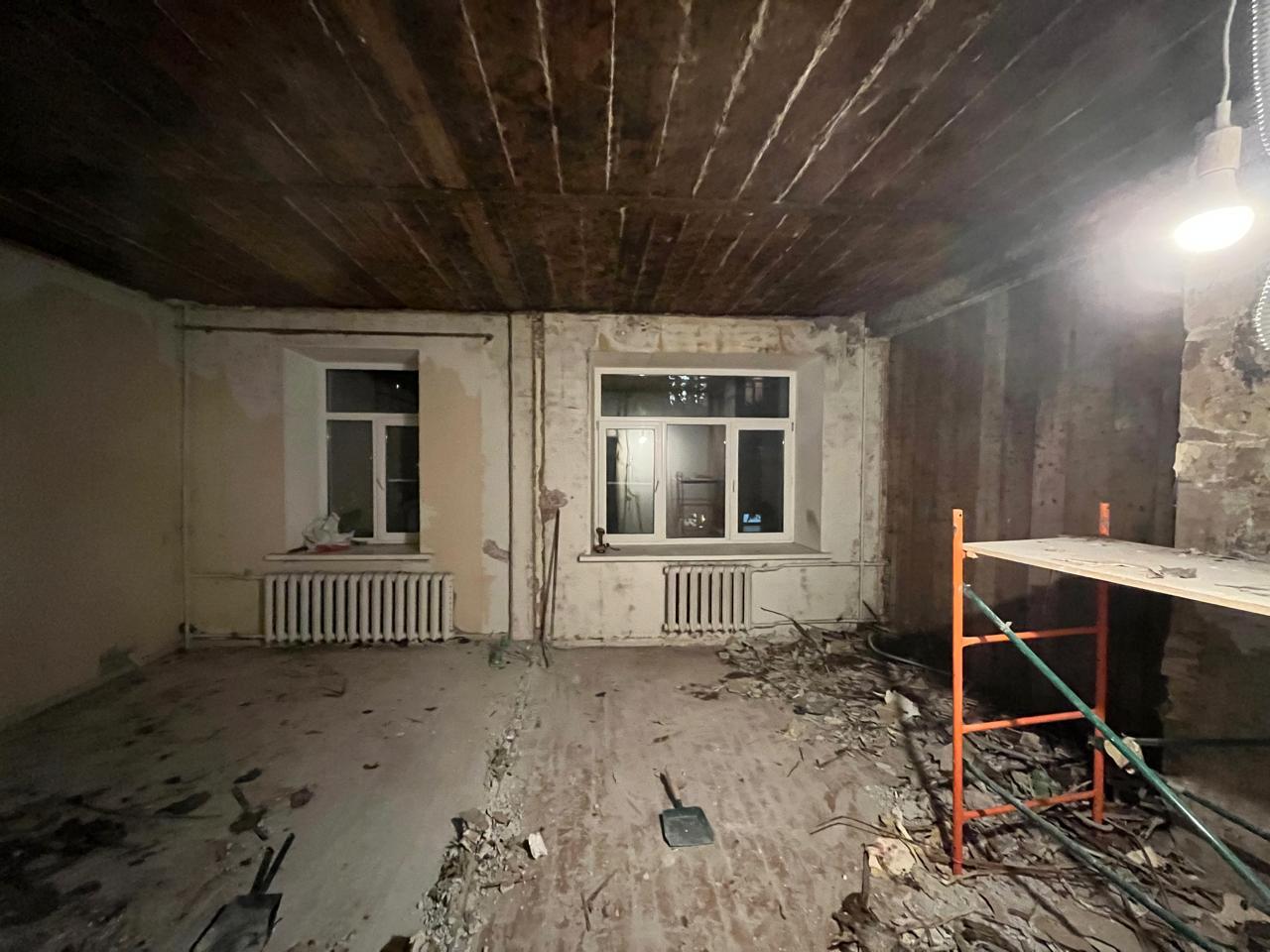 Капитальный ремонт пола квартиры в Сталинке