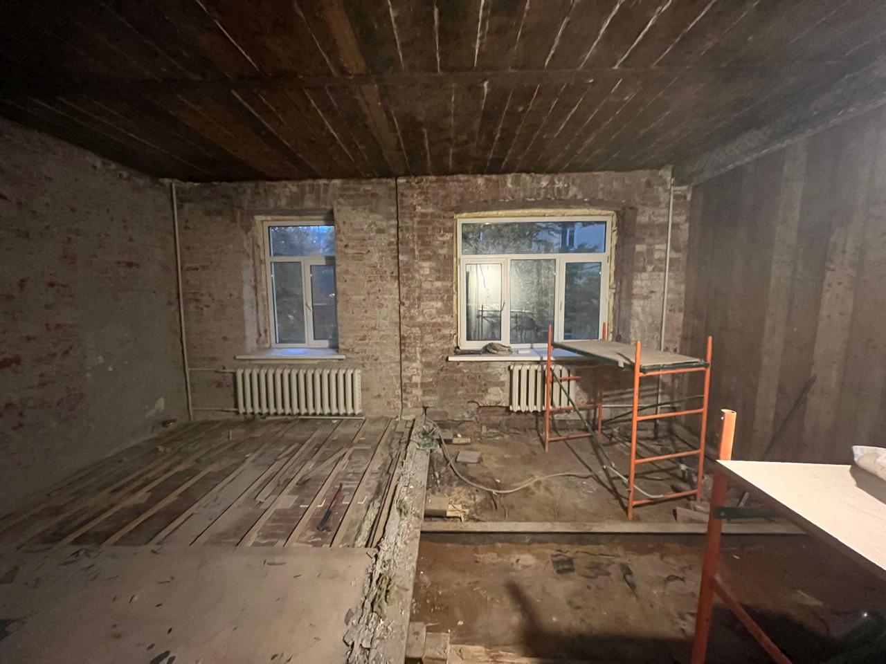Капитальный ремонт пола квартиры в Сталинке